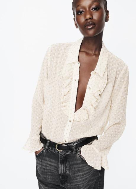 Imagen - Blusa romántica de plumeti