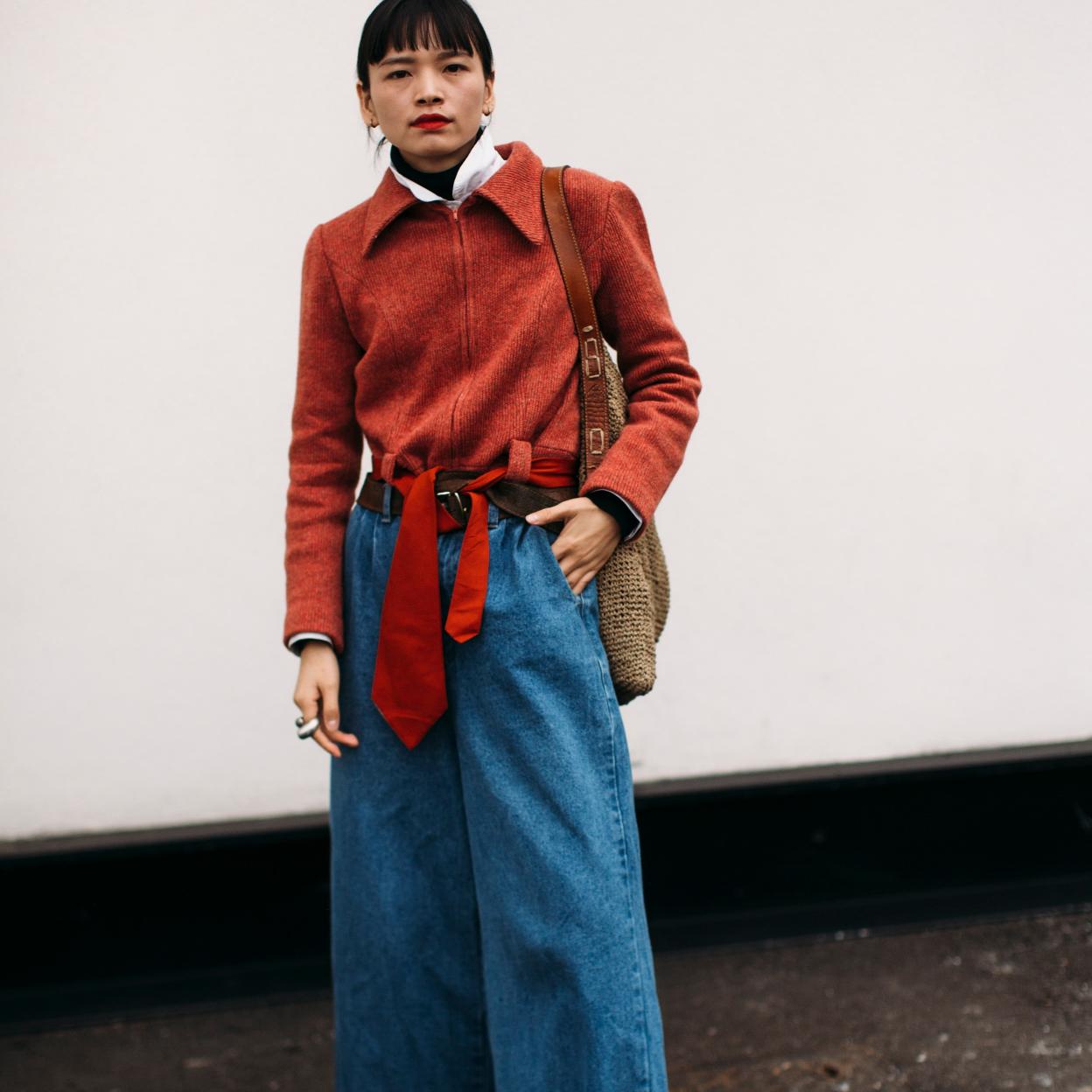 Estos vaqueros wide leg son los más preciosos y favorecedores de la temporada.