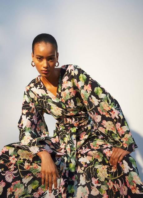 Imagen - vestido midi setentero floral