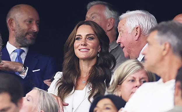 Kate Middleton viajó a Marsella para presencial el partido entre la selección británica y la argentina, en la final del Mundial de rugby. 