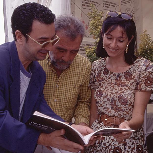 Una imagen del director de cine José Luis Garci junto a Ana Rosa Quiintana. Su amor duró una década. 