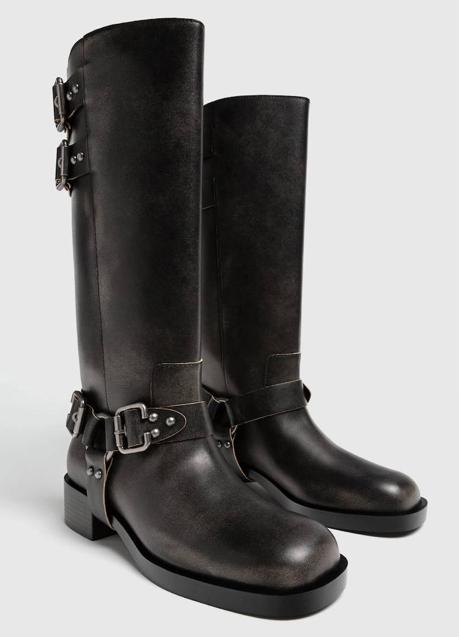Imagen - Botas planas estilo biker