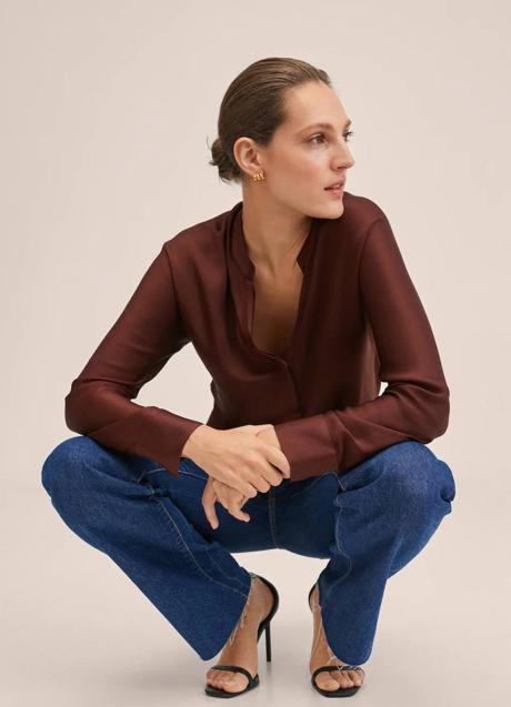 Imagen - Camisa de satén oversize