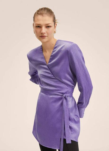 Imagen - Camisa crruzada satinada