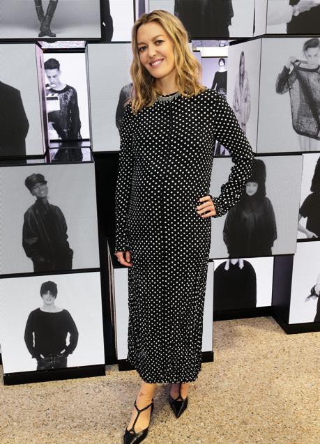 Imagen - Marta Ortega con un vestido de lunares y zapatos de Zara. / GETTY