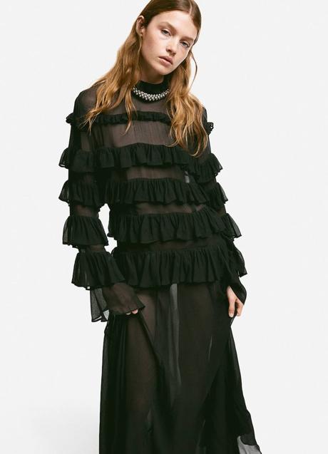 Imagen - Maxi vestido de volantes