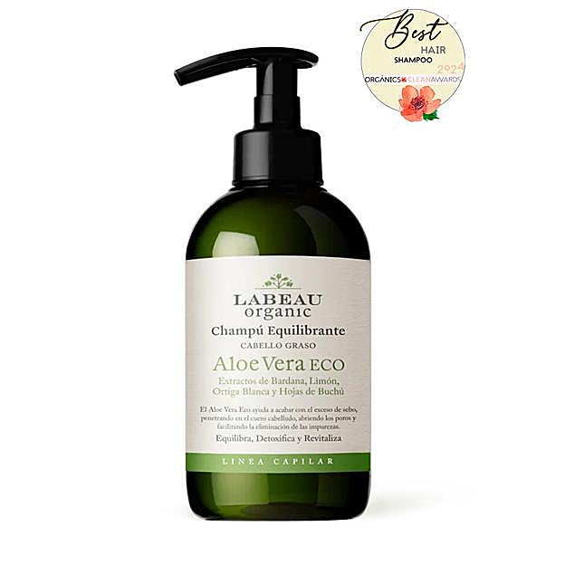 Champú equilibrante para pelo graso de Labeau Organic.
