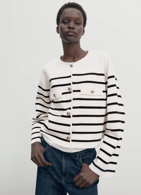 Imagen - Cárdigan de rayas de Massimo Dutti (69,99 euros)