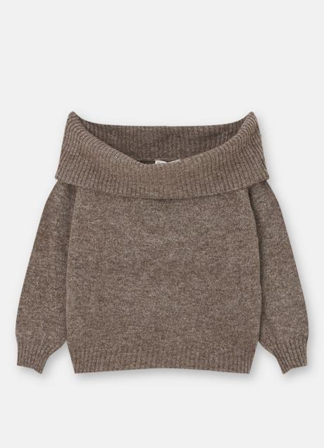 Imagen - Jersey con escote bardot de Pull & Bear (21,99 euros)