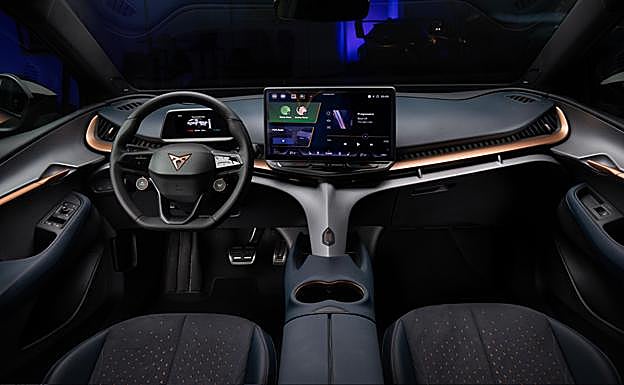 Consola flotante: magnética e impactante, ha sido realizada en una sola capa de material, con un diseño paramétrico en 3D.