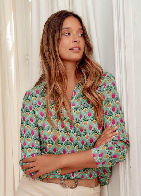 Imagen - Blusa bonita con estampado multicolor