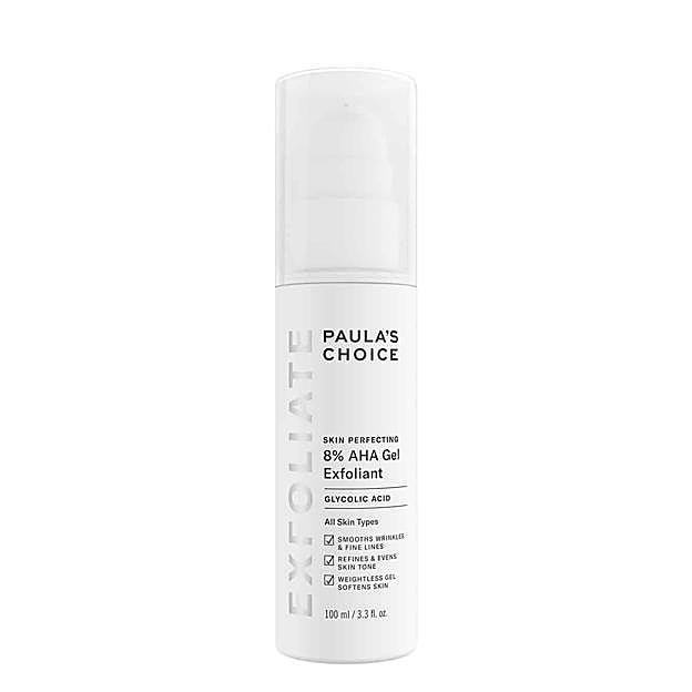 Skin Perfecting 8% AHA Gel de Paula's Choice.
