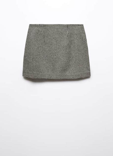 Imagen - Mini falda con estampado de cuadros de Mango (29,99 euros)