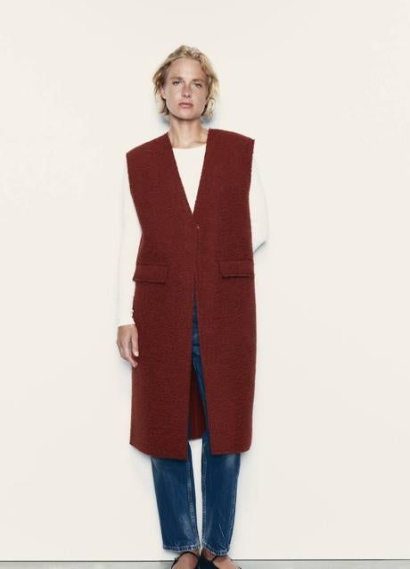 Imagen - Chaleco rojo largo