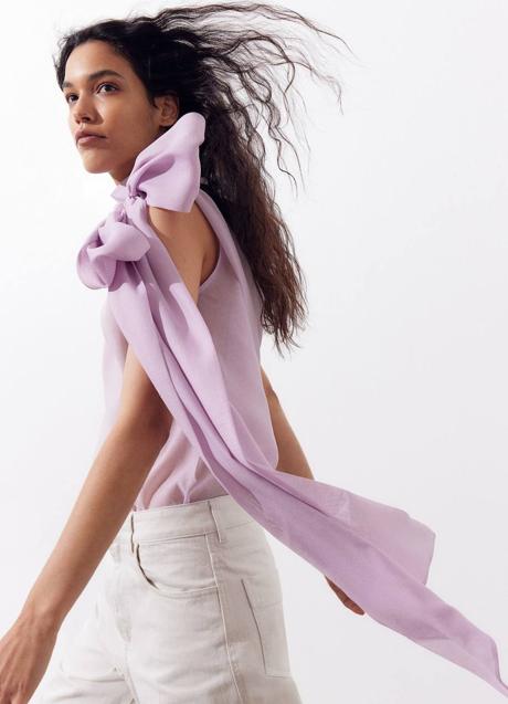 Imagen - Blusa con lazada al cuello halter