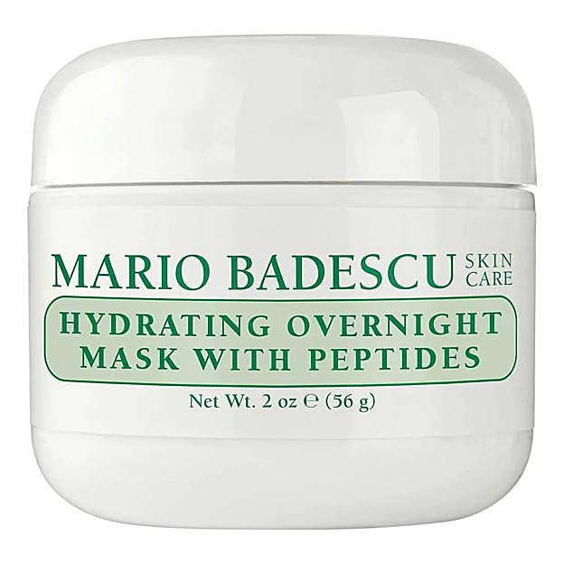 Hydrating Overnight Mask with Peptides de Mario Badescu. Precio: 29,99 euros