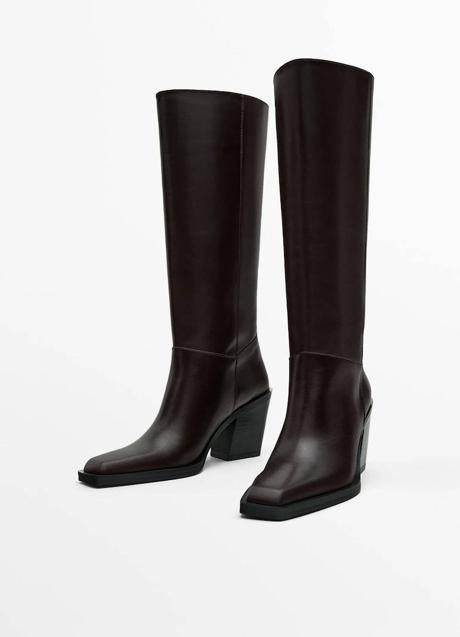 Imagen - Botas de tacón ancho geométrico