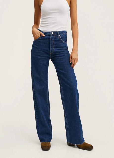 Imagen - Vaqueros wide leg de Mango Outlet. Foto: Mango Outlet.