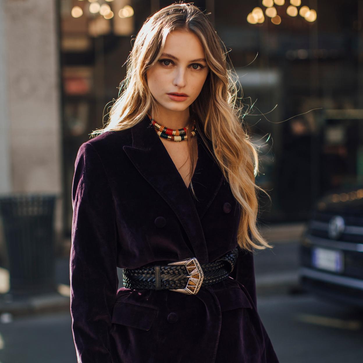 Una influencer en el street style.