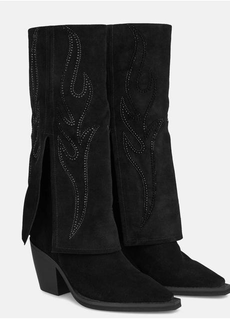 Imagen - Botas plegadas cowboy con strass