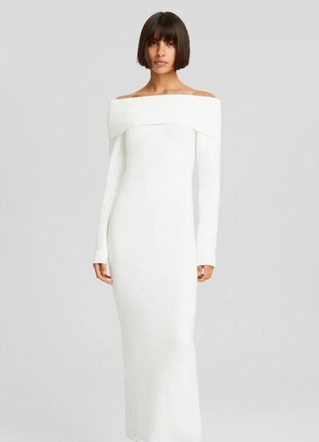 Imagen - Vestido con cuello barco vuelto