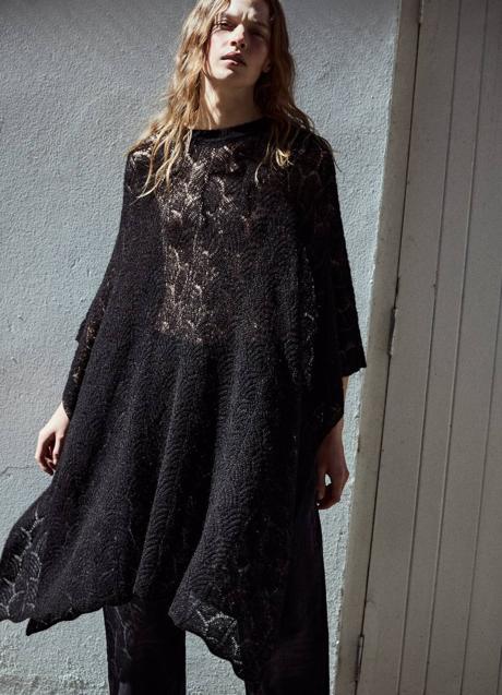 Imagen - Chal de punto bordado