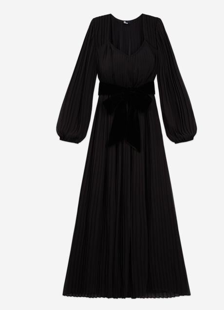 Imagen - Vestido negro de manga abullonada de The Kooples, 147,50 euros.
