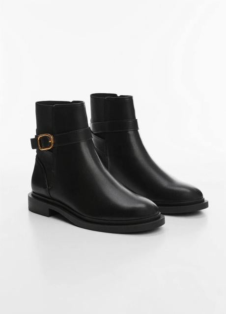 Imagen - Botines negros con hebillas