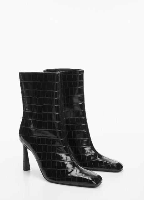 Imagen - Botines negros efecto coco