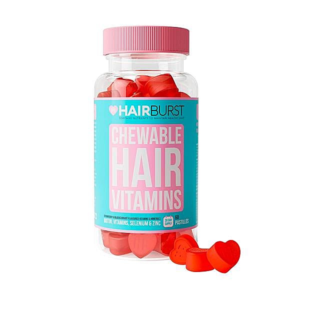 Gominolas para frenar la caída del pelo de Hairburst.