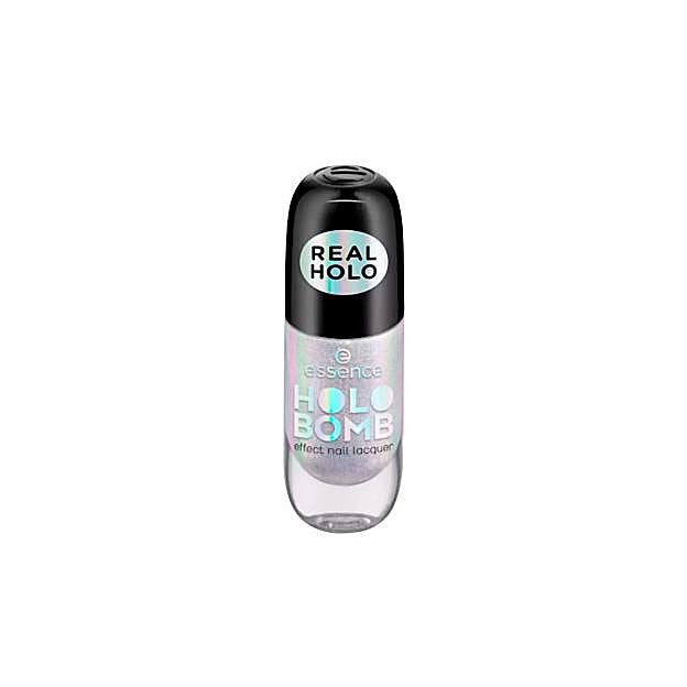 Esmalte de uñas en metalizado y toque de brillo de Essence (2,99 euros).