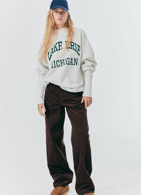 Imagen - Pantalón de pana wide leg