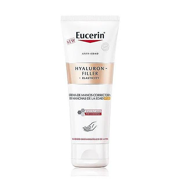 Hyaluron-Filler + Elasticity Crema de manos de Eucerin. Precio: 9,99 euros