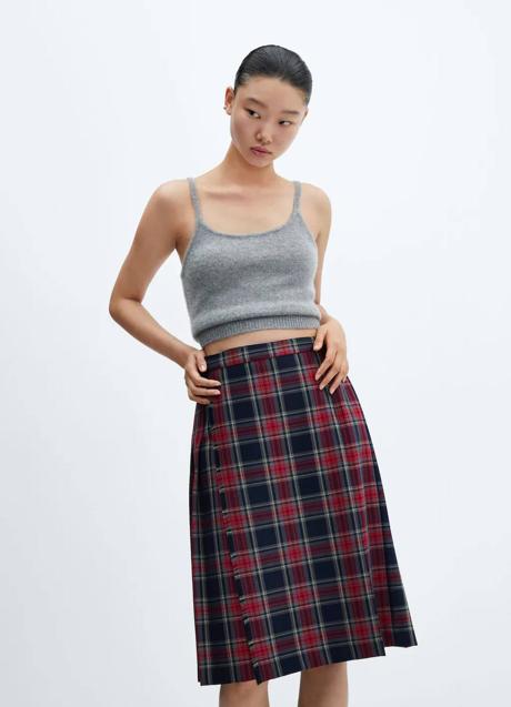 Imagen - Falda de tablas en tartán