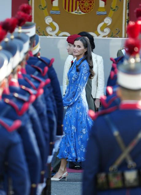 Imagen - La reina Letizia en el Dia de la Fiesta Nacional. / LIMITED PICTURES