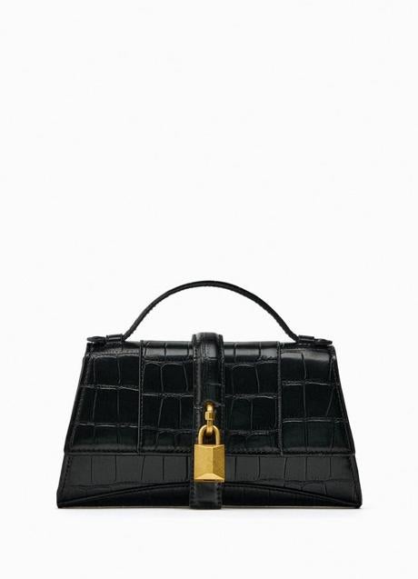 Imagen - Bolso negro de mano de Zara (25,99 euros)
