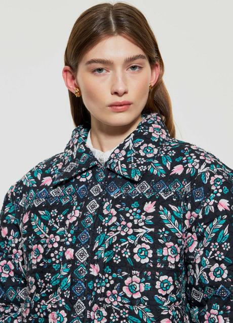 Imagen - Chaqueta acolchada tipo puffer con estampado