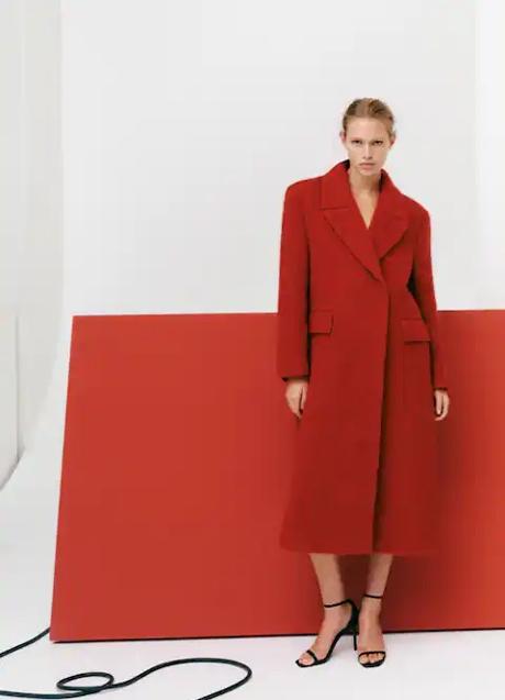 Imagen - Abrigo rojo de Mango (179 euros)