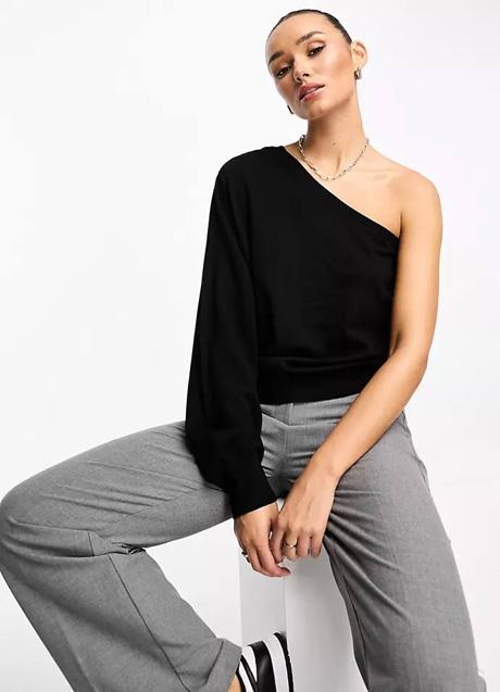 Imagen - Jersey con una manga abullonada asimétrico