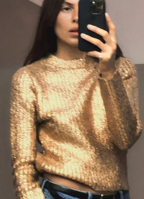 Imagen - Jersey metalizado dorado