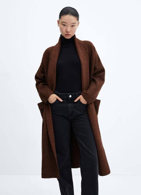 Imagen - Cárdiigan de punto grueso oversize