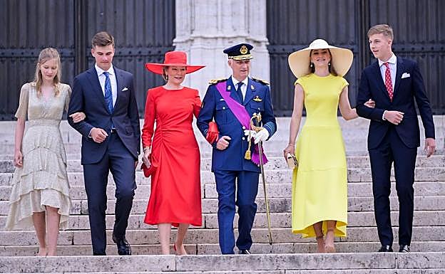 La familia real belga. 