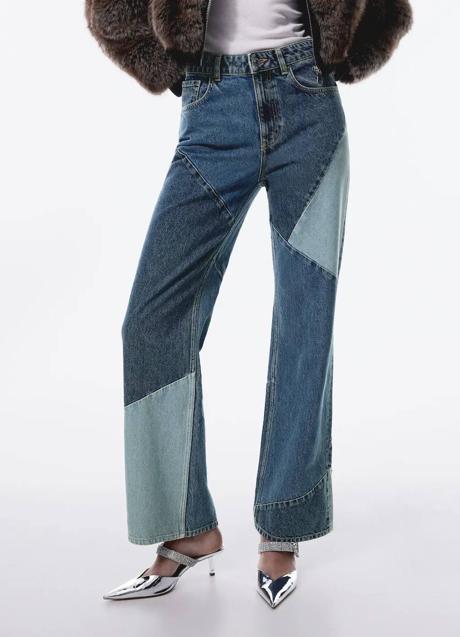 Imagen - Vaqueros straight patchwork