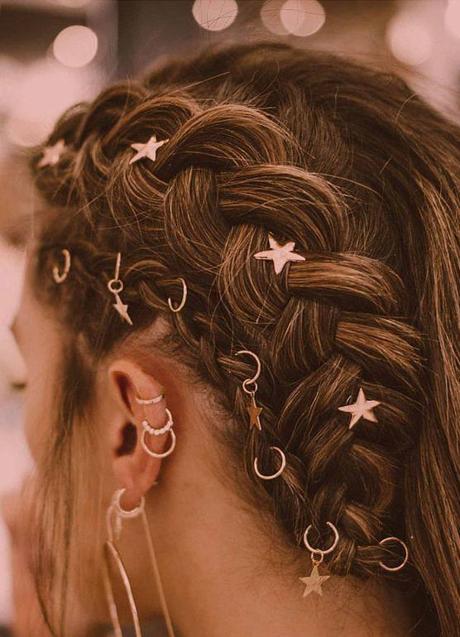Imagen - Peinado con accesorios para trenzas