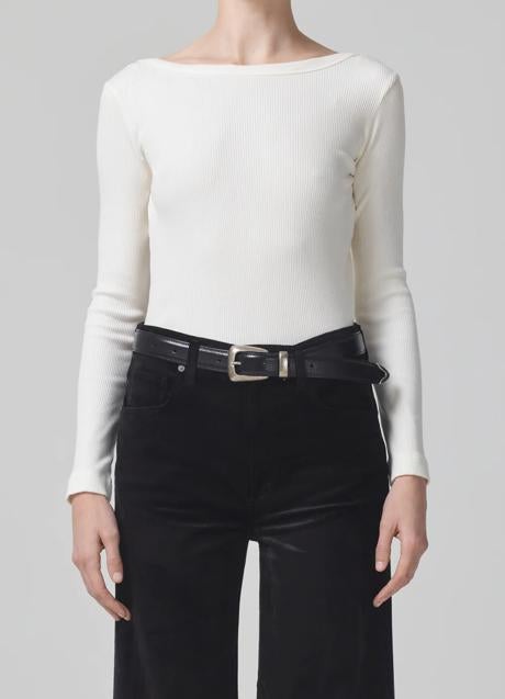 Imagen - Camiseta de manga larga con tejido RIB de Citizens of Humanity. Foto: Citizens of Humanity.