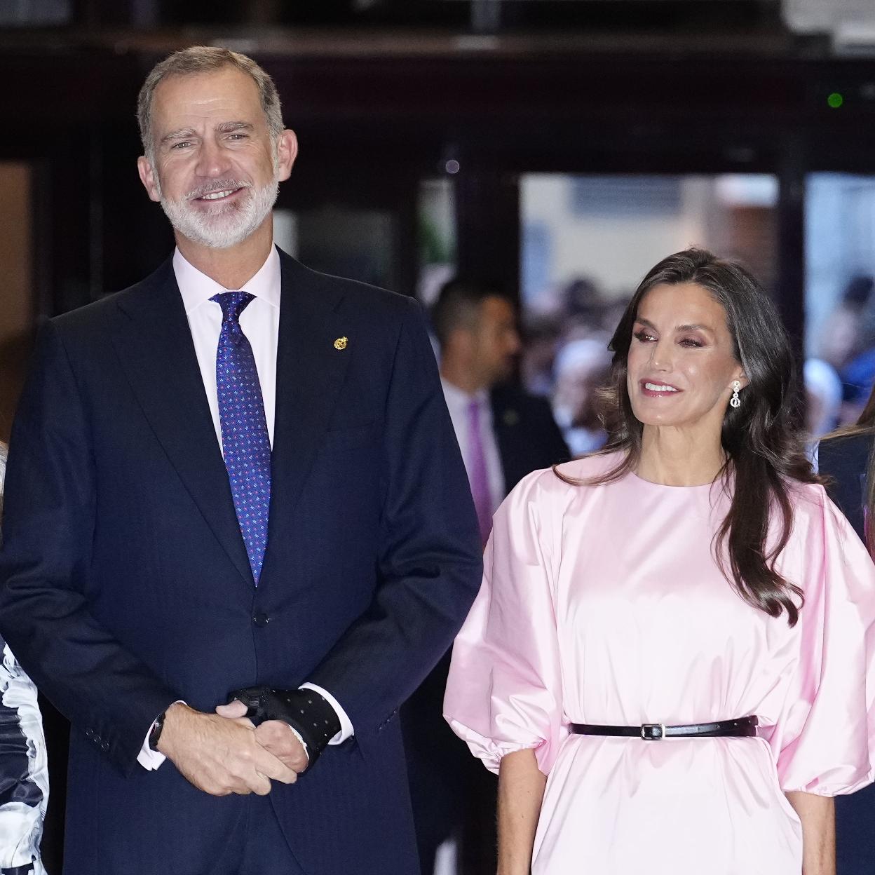 Los reyes de España en el concierto de los Premios Princesa de Asturias.