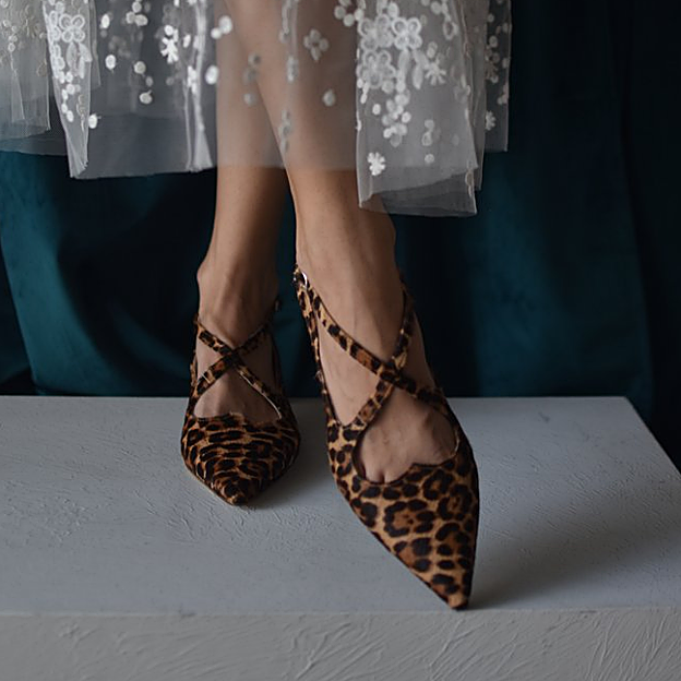 Las merceditas de leopardo.