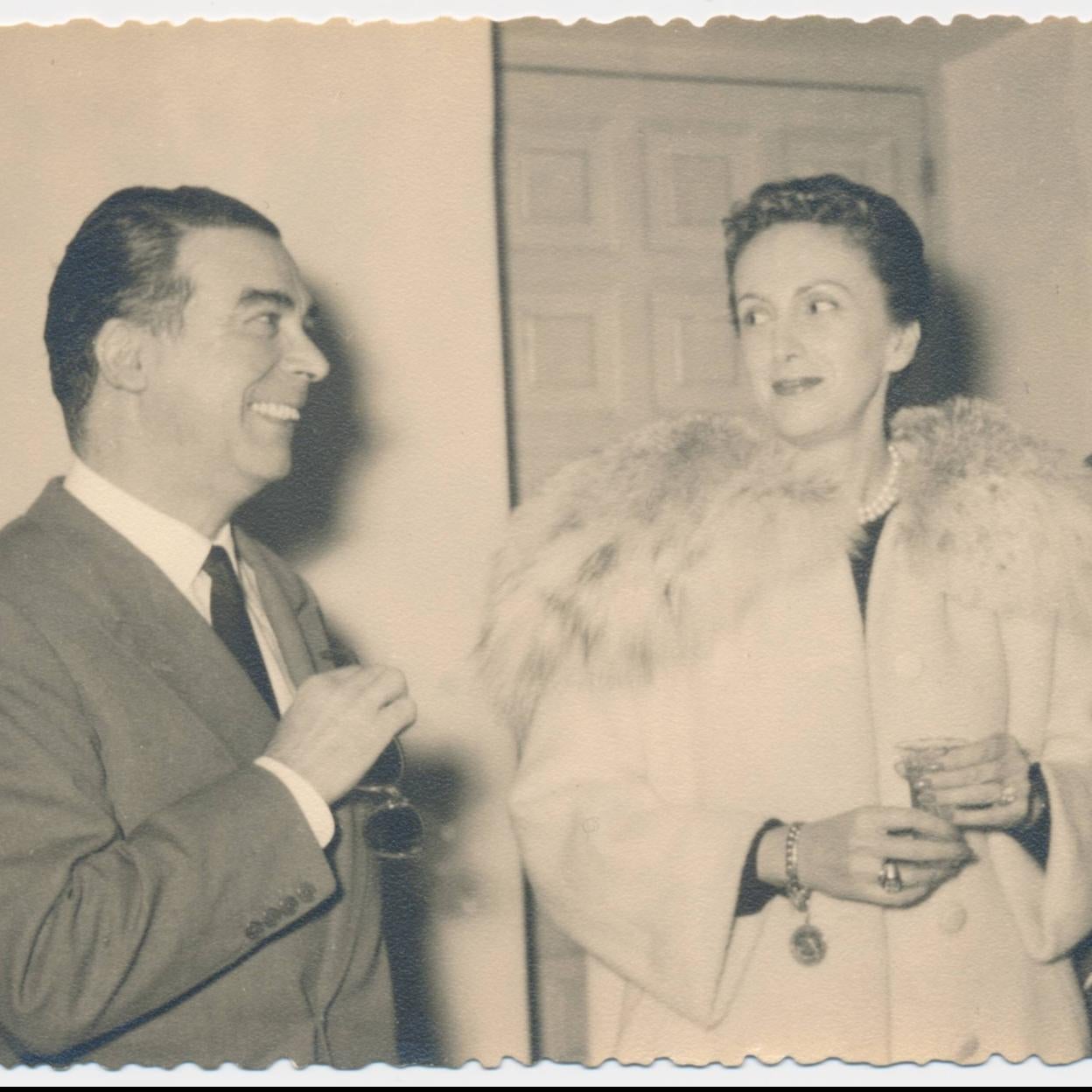 Sonsoles de Icaza con Cristóbal Balenciaga