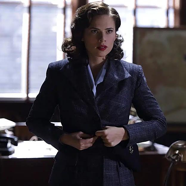 Haley Atwell como Peggy Carter en una imagen de la serie basada en los comics de Marvel.