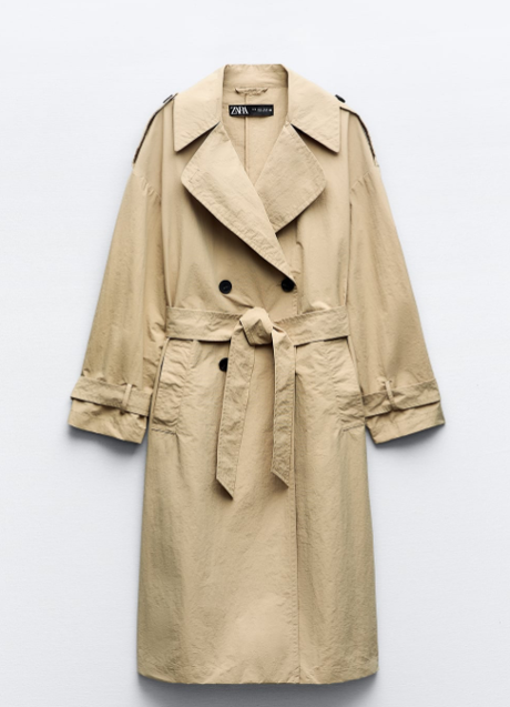 Imagen - Trench clásico de color beige de Zara (79,95 euros)